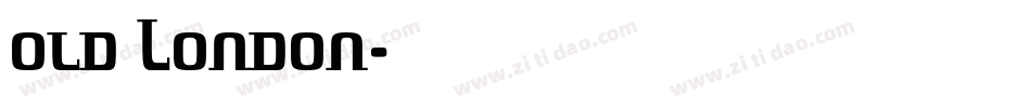 old London字体转换